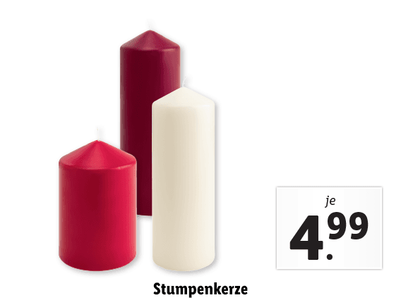 Stumpenkerze 