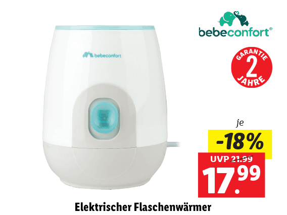 Bebeconfort® Elektrischer Flaschenwärmer 