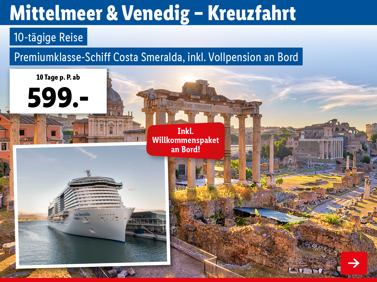 Mittelmeer & Venedig – Kreuzfahrt