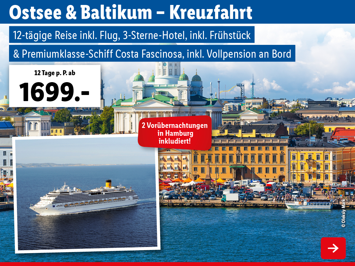 Ostsee & Baltikum – Kreuzfahrt