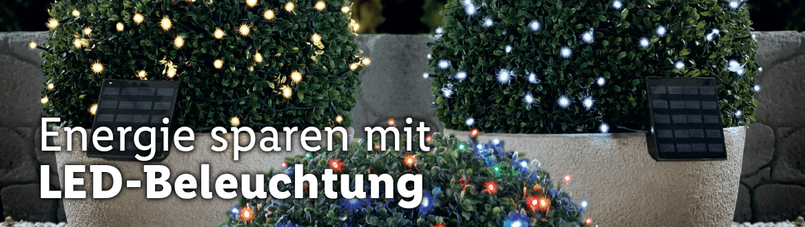 Energiesparende LED Beleuchtung für ein besinnliches Fest