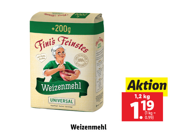 Fini‘s Feinstes Weizenmehl 