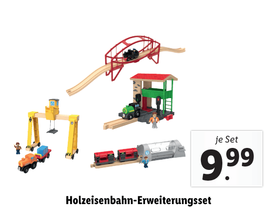 Holzeisenbahn-Erweiterungsset 