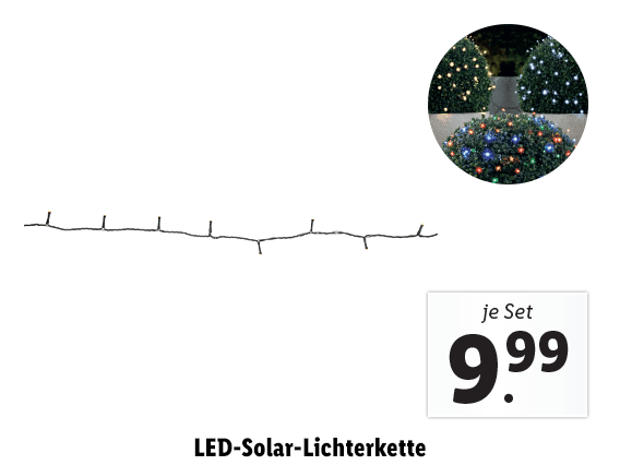 LED-Solar-Lichterkette 