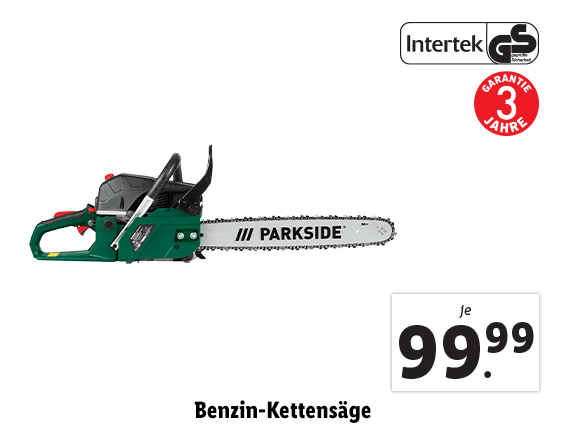 Benzin-Kettensäge 