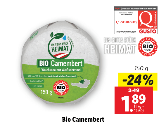 Bio Camembert 