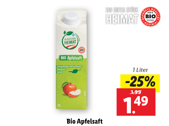 Bio Apfelsaft 