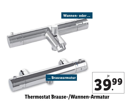 Thermostat Brause-/​Wannen-Armatur 