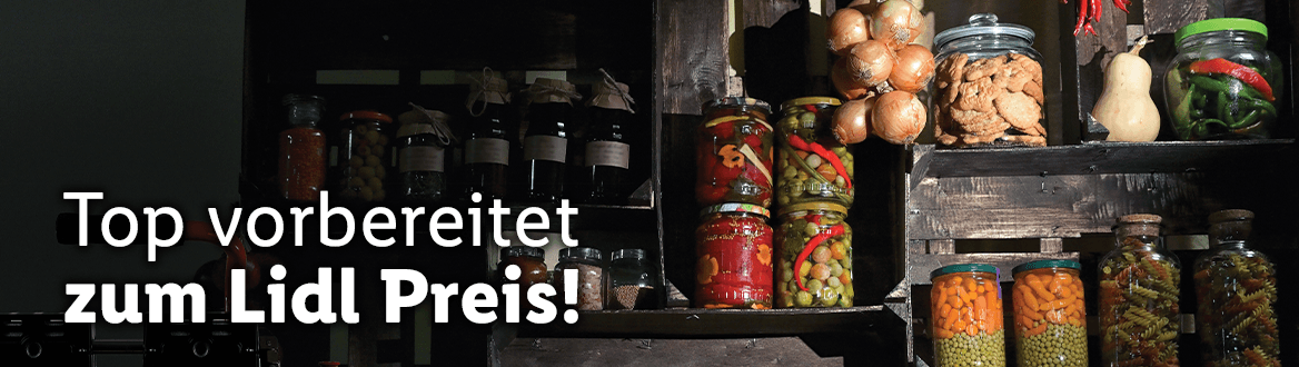 Top vorbereitet zum Lidl Preis
