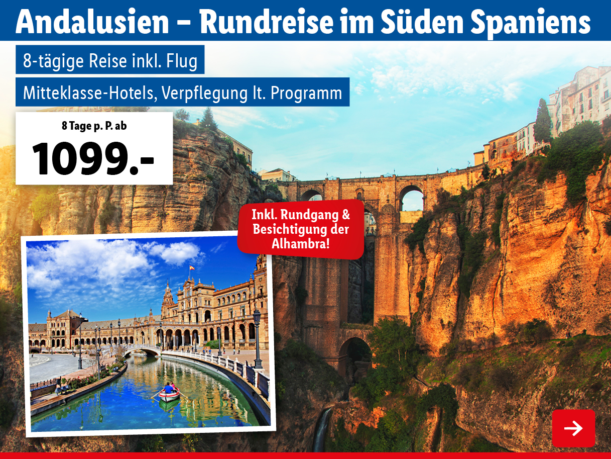Andalusien - Rundreise durch Spanien
