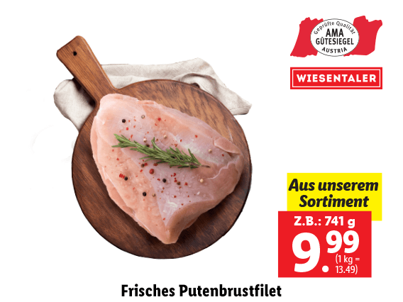 Frisches Putenbrustfilet 