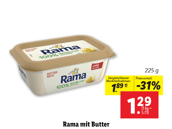 Rama mit Butter 
