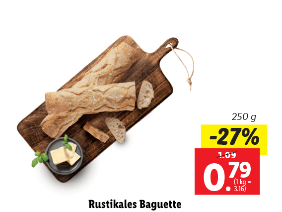Rustikales Baguette 