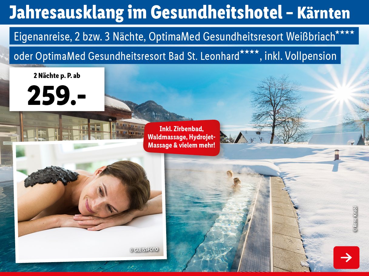 Jahresausklang im Gesundheitshotel