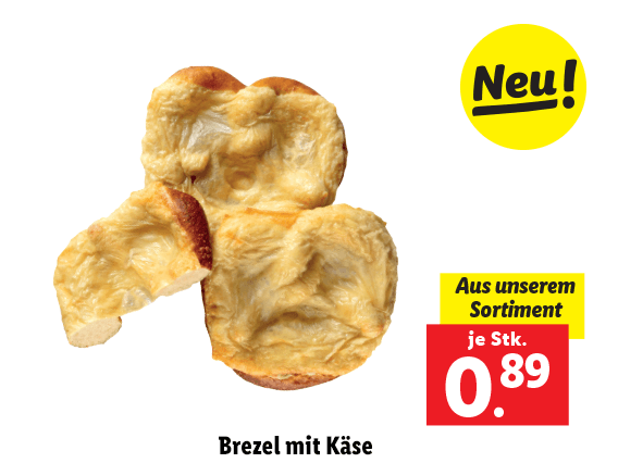 Brezel mit Käse 
