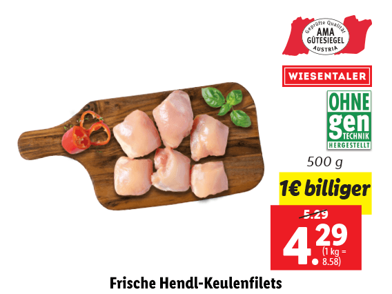 Frische Hendl-Keulenfilets 
