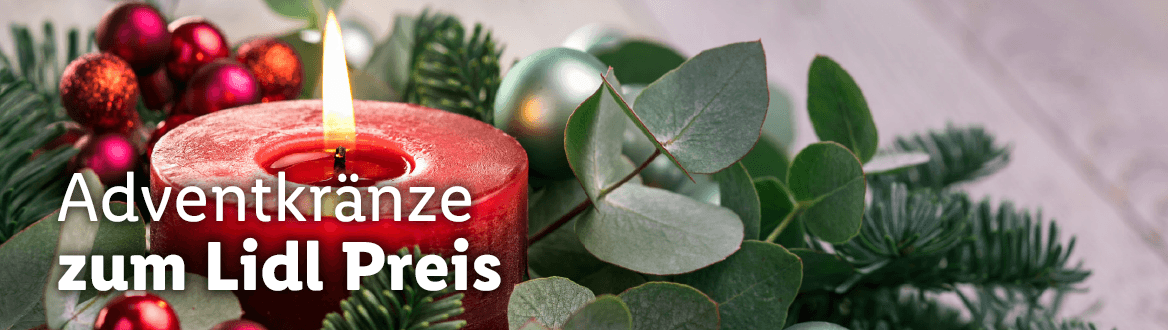 Adventskränze zum Lidl Preis