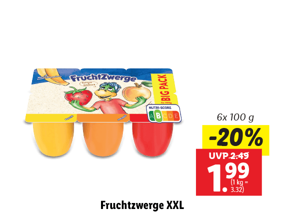  Danone Fruchtzwerge XXL -20% 