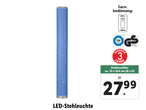 LED-Stehleuchte