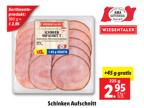 Schinken Aufschnitt 