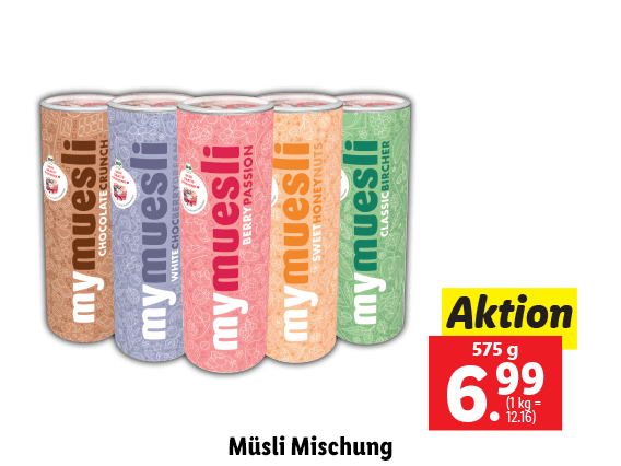 MyMuesli Müsli Mischung 