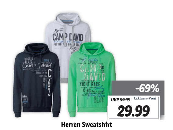 Camp David Herren Sweatshirt