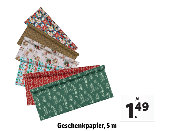 Geschenkpapier, 5 m 