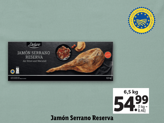 Jamón Serrano Reserva 