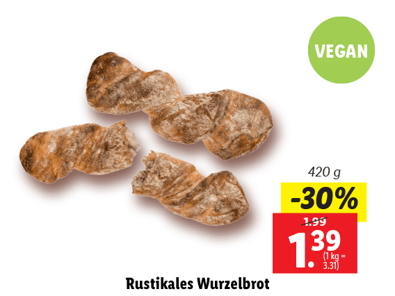 Rustikales Wurzelbrot 