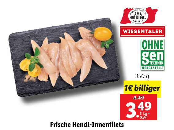 Frische Hendl-Innenfilets 