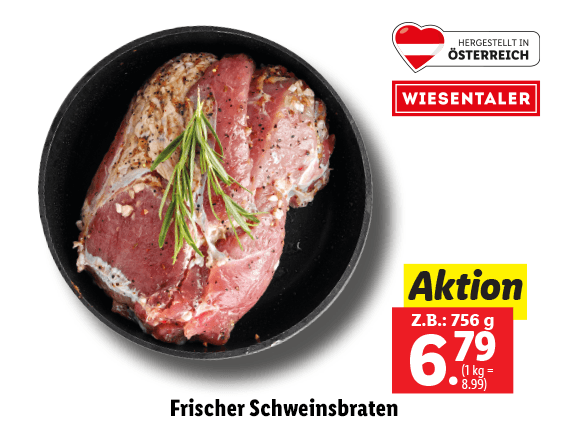 Frischer Schweinsbraten 