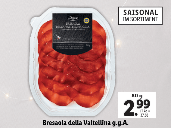 Bresaola della Valtellina g.g.A.