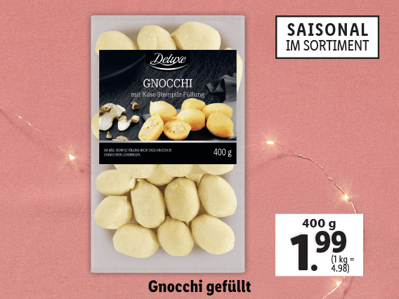 Gnocchi gefüllt