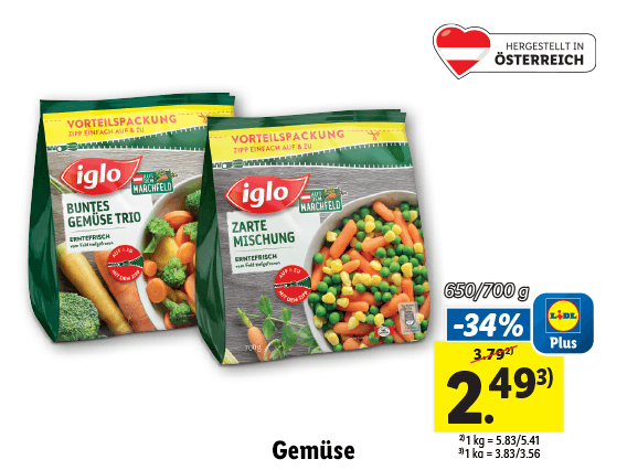 Iglo Gemüse 