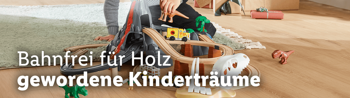 Bahnfrei für Holz gewordene Kinderträume