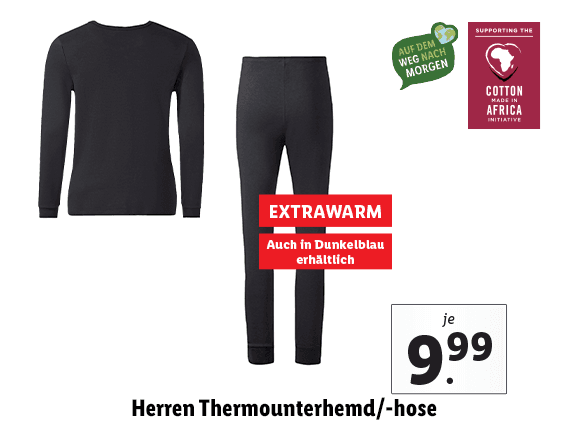 Herren Thermounterhemd/​-hose