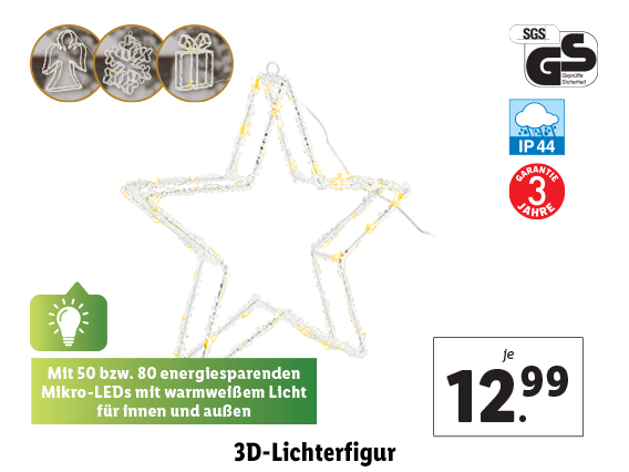 3D-Lichterfigur 