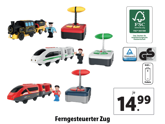 Ferngesteuerter Zug 