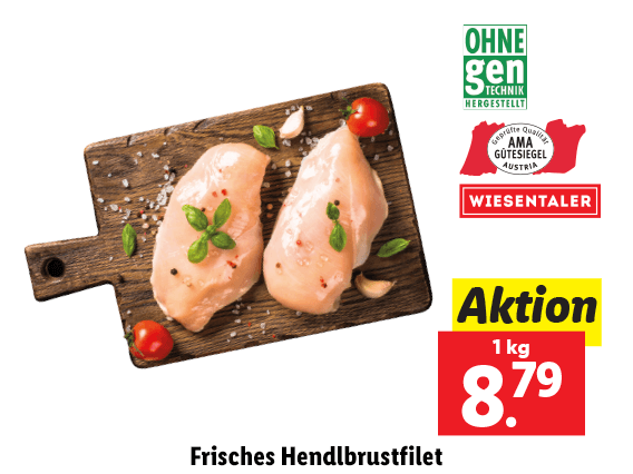 Frisches Hendlbrustfilet 