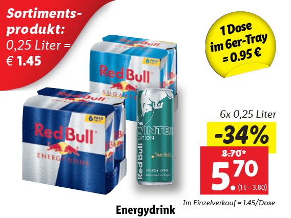 Red Bull Energydrink 