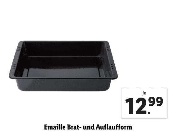 Emaille Brat- und Auflaufform 