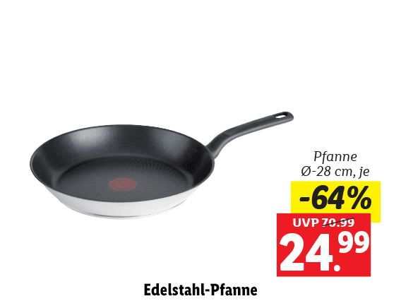 Tefal® Edelstahl-Pfanne Ø-28 cm 