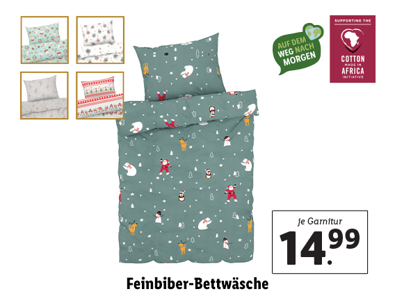 Feinbiber-Bettwäsche 