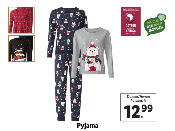 Damen/Herren Pyjama