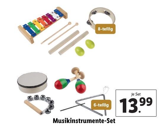  Musikinstrumente-Set