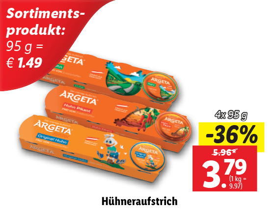  Argeta Hühneraufstrich