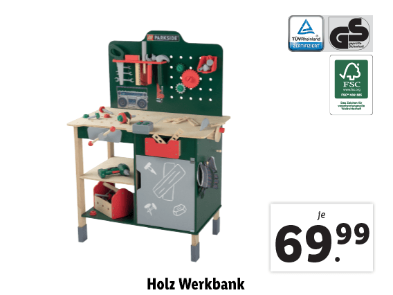 Holz Werkbank 