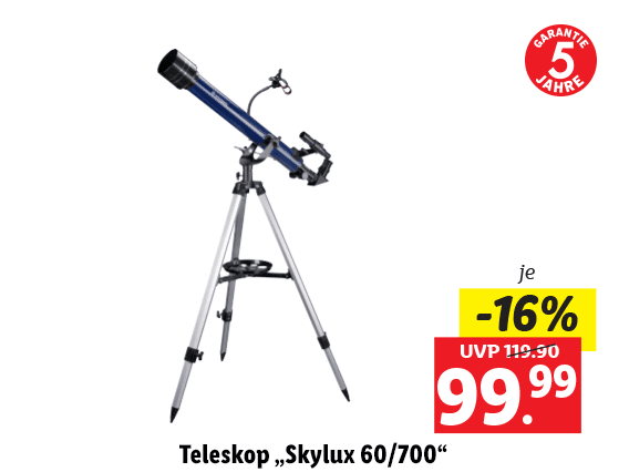 Bresser® Teleskop „Skylux 60/​700“ 