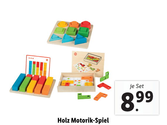 Holz Motorik-Spiel 