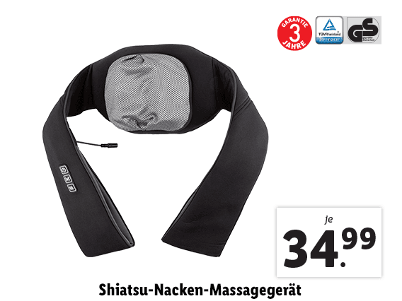 Shiatsu-Nacken-Massagegerät 